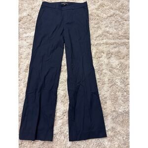 Banana Republic Womens Navy Flat Front Dress Pants Size 4